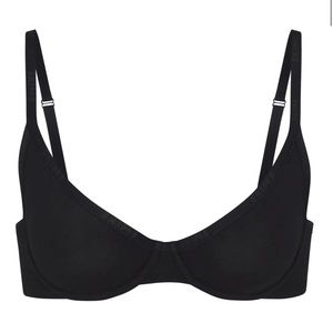 Skims COTTON LOGO UNDERWIRE DEMI BRA, size 34A, NWT